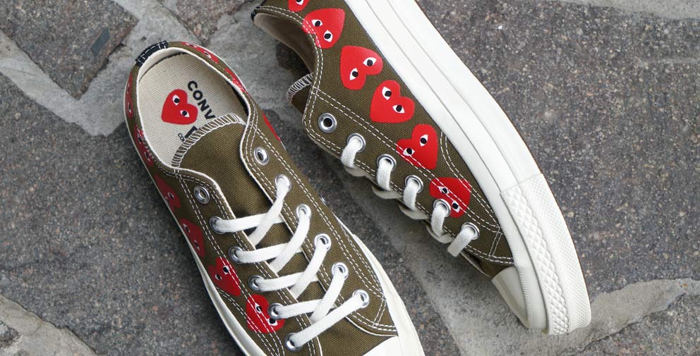 Comme des Garcons PLAY X Converse sneakers