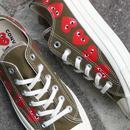 Comme des Garcons PLAY X Converse sneakers