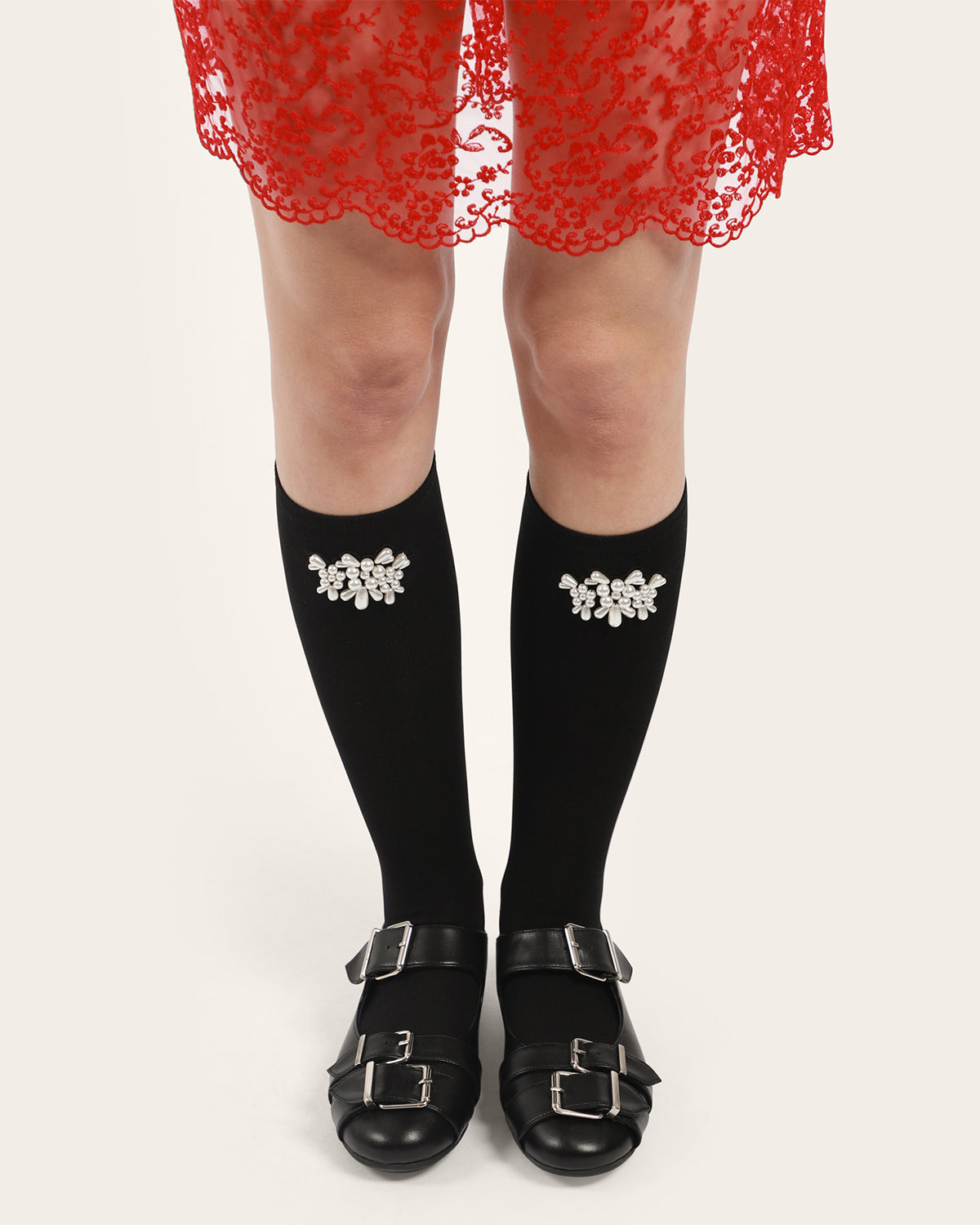 Flower Cluster Ankle Sock