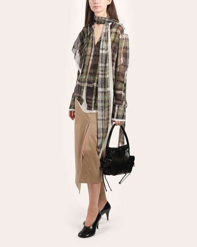 Printed Silk Blouse