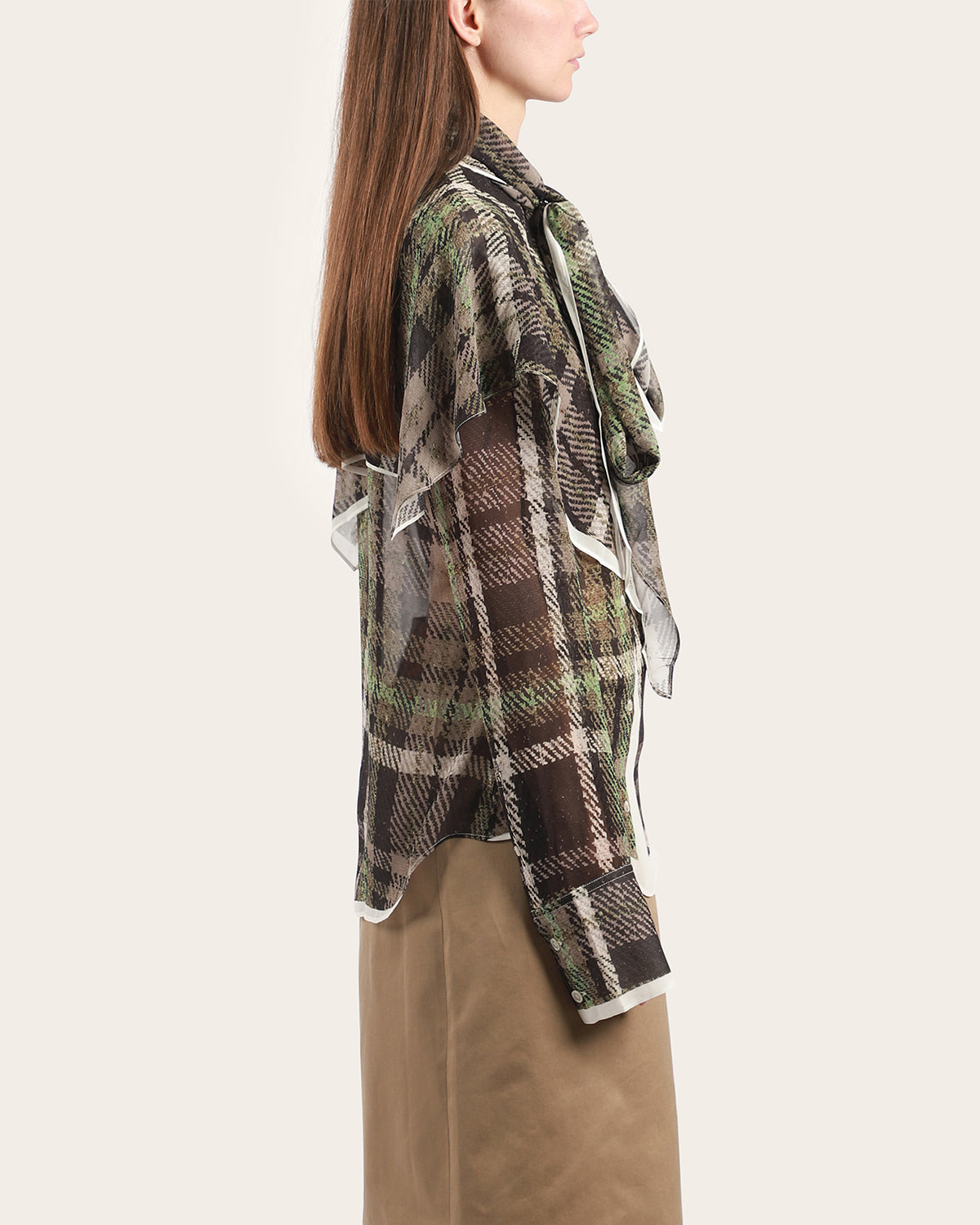 Printed Silk Blouse