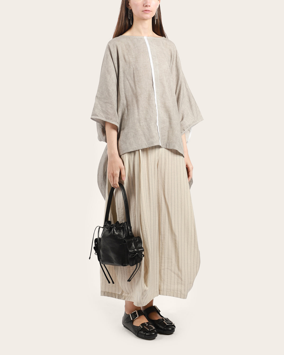 Grey Stripe Blouse