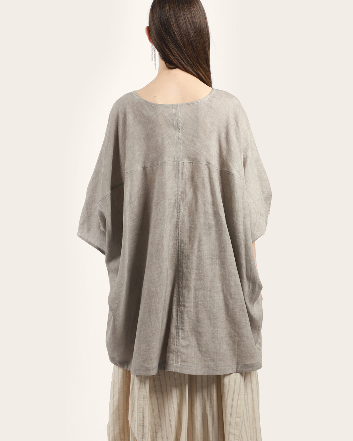Grey Stripe Blouse