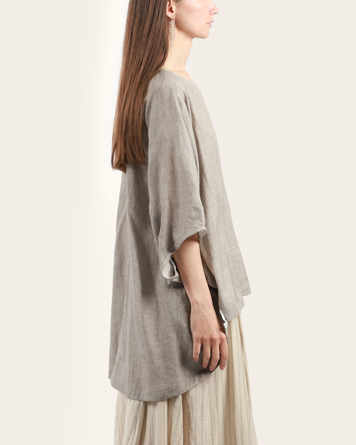 Grey Stripe Blouse