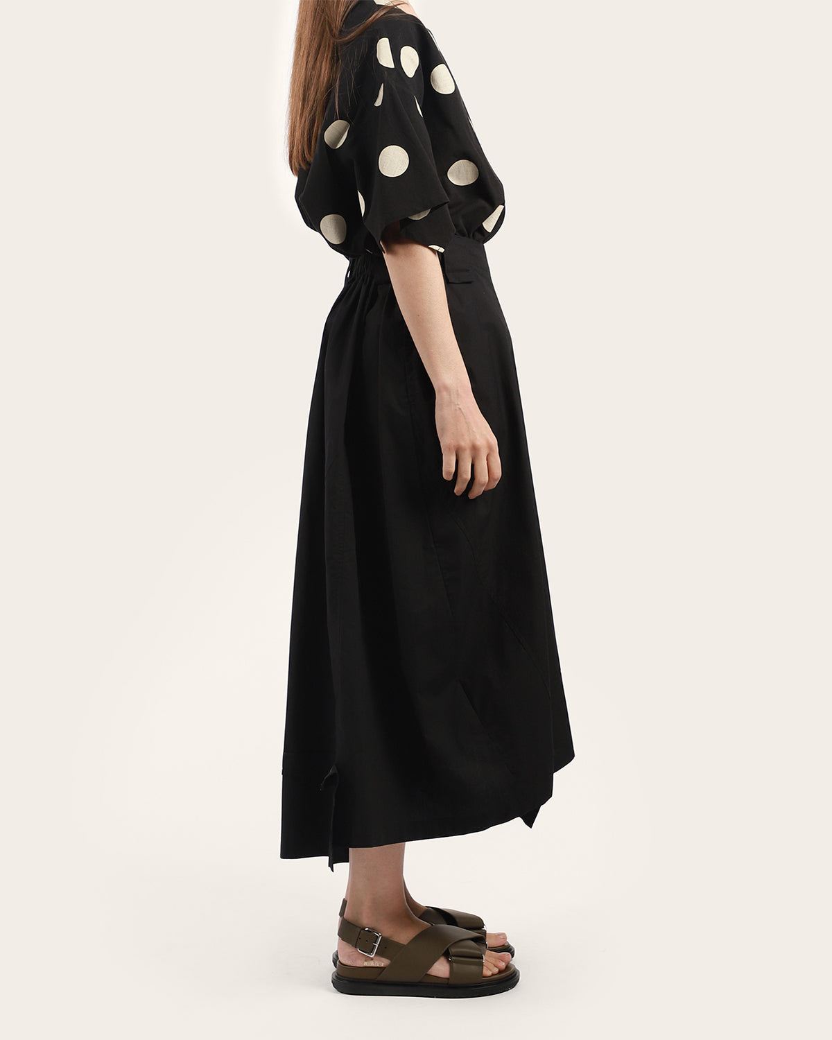 Asymmetric Hem Skirt