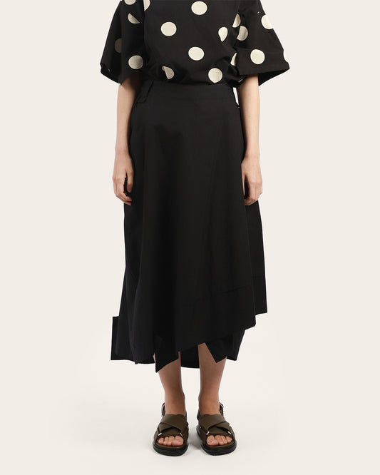 Asymmetric Hem Skirt