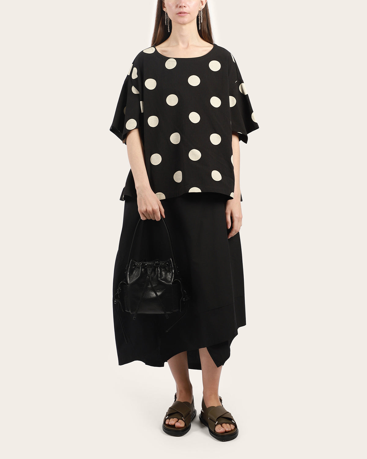 Asymmetric Hem Skirt