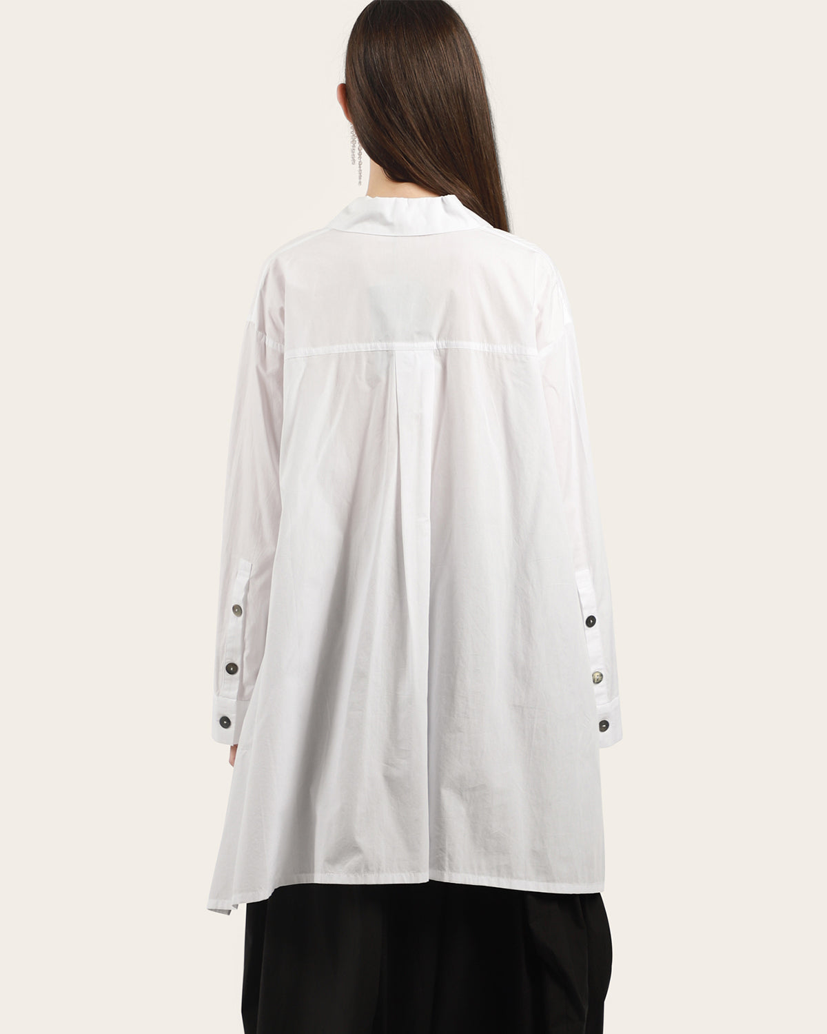 Multi Button White Shirt