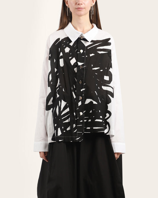 Bold Scribble Blouse