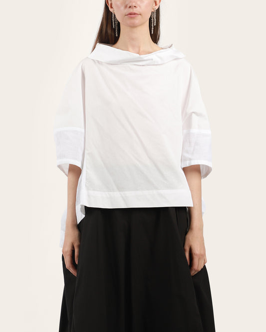 Flipped Collar Blouse