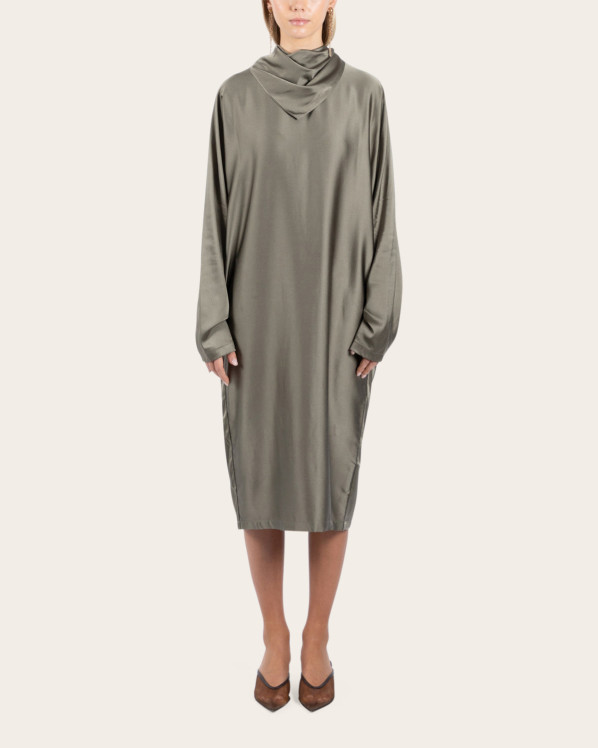 Batwing Sleeve Dress