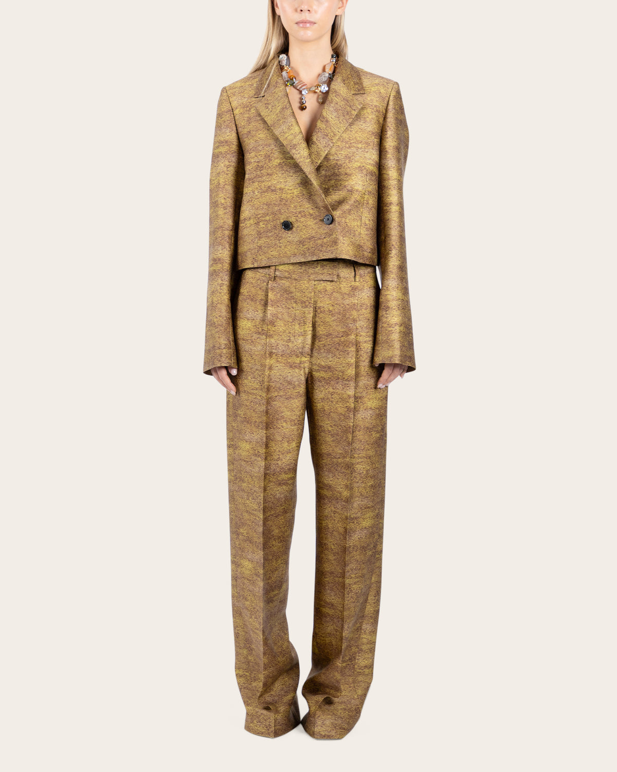 Cropped Tailored Jacket