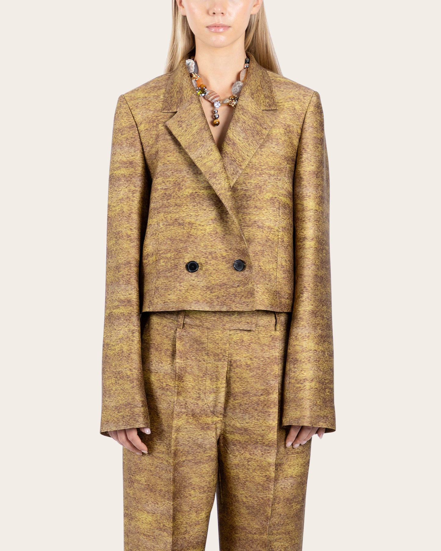 Cropped Tailored Jacket