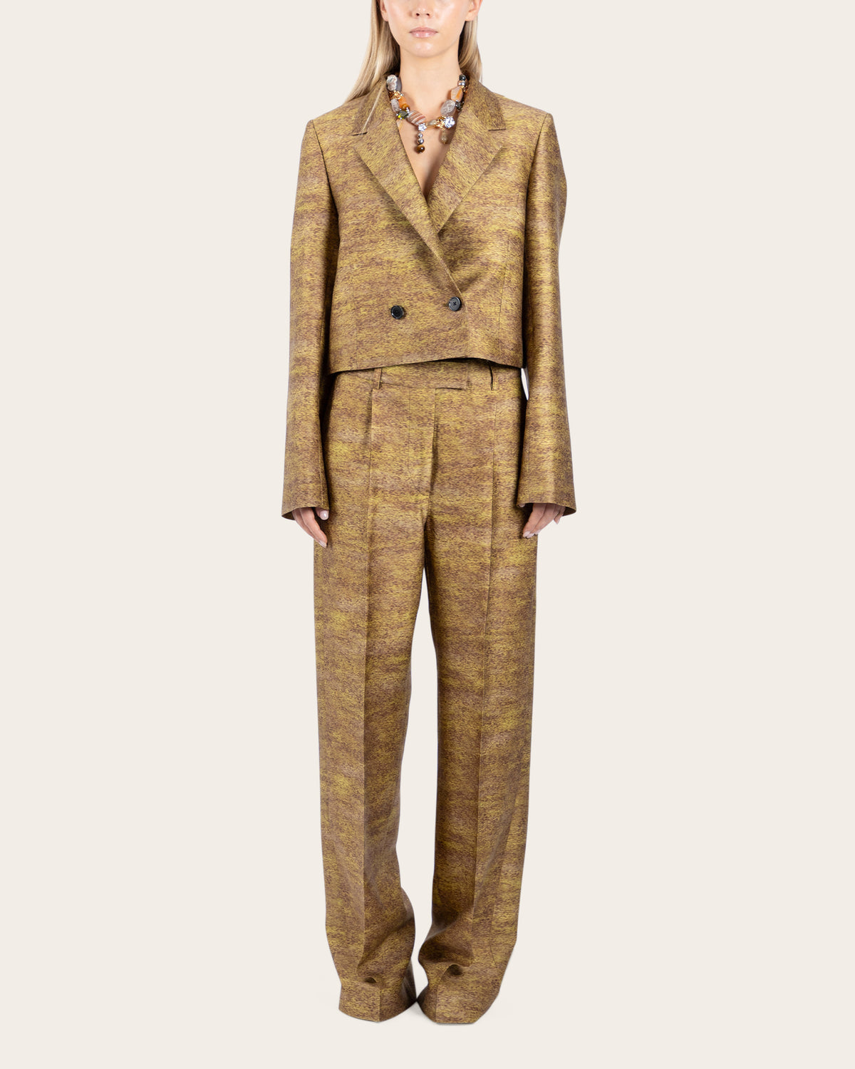 Straight-Leg Trousers