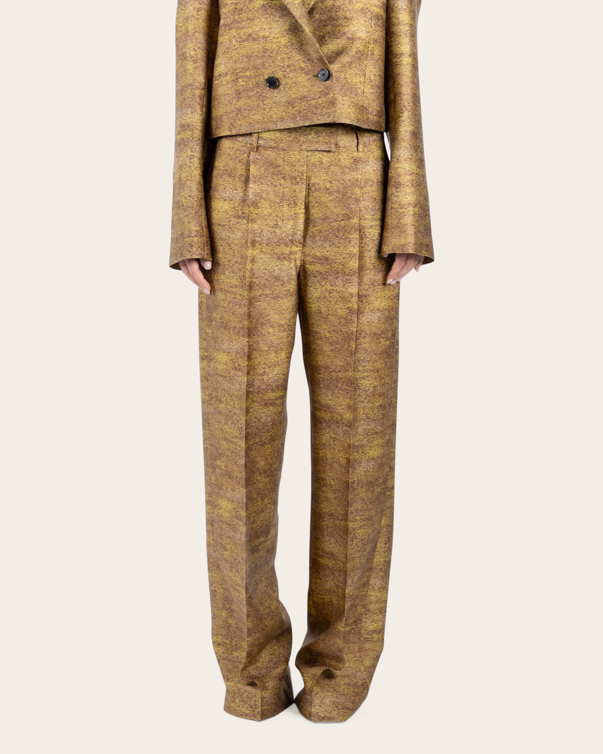 Straight-Leg Trousers
