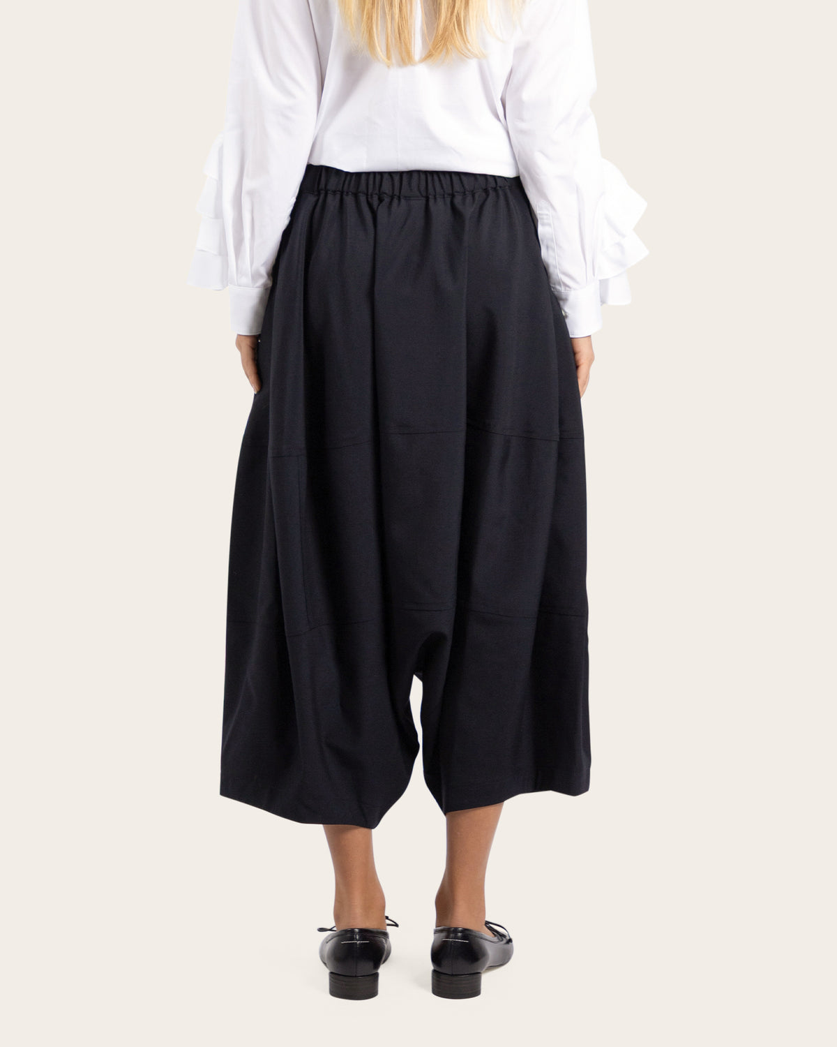 Cropped Balloon Pants