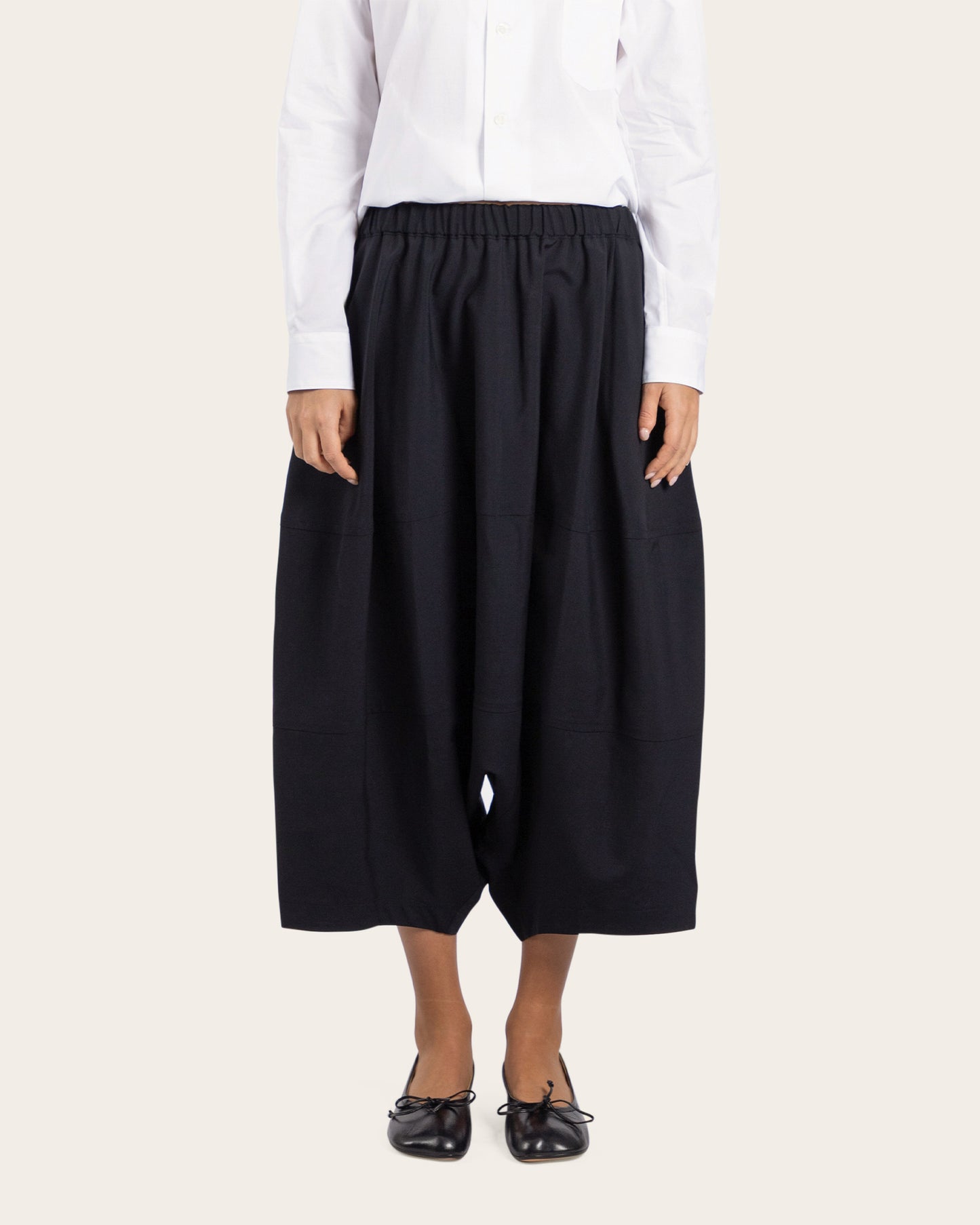 Cropped Balloon Pants