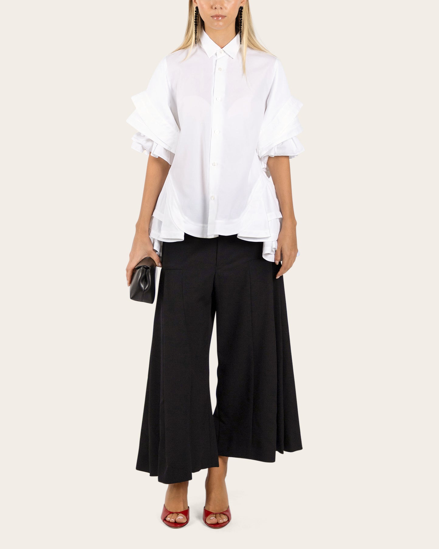 Layered Sleeve Blouse