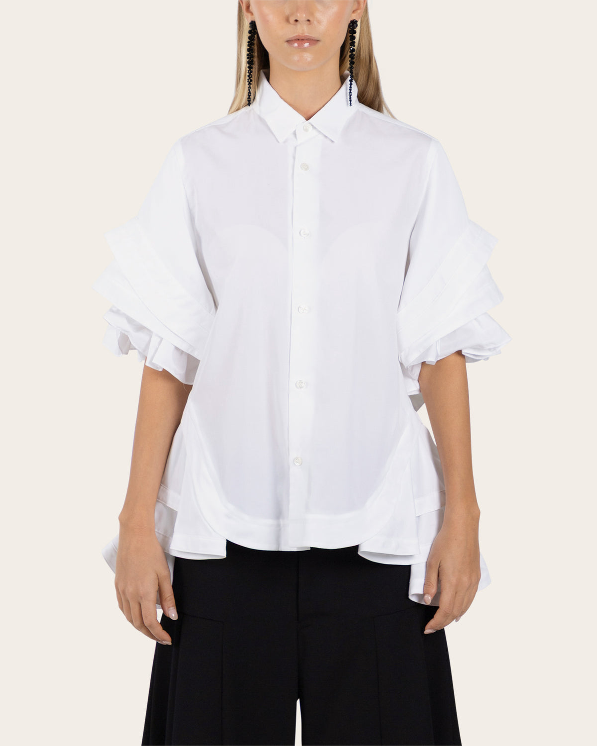 Layered Sleeve Blouse