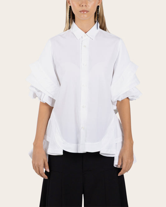 Layered Sleeve Blouse