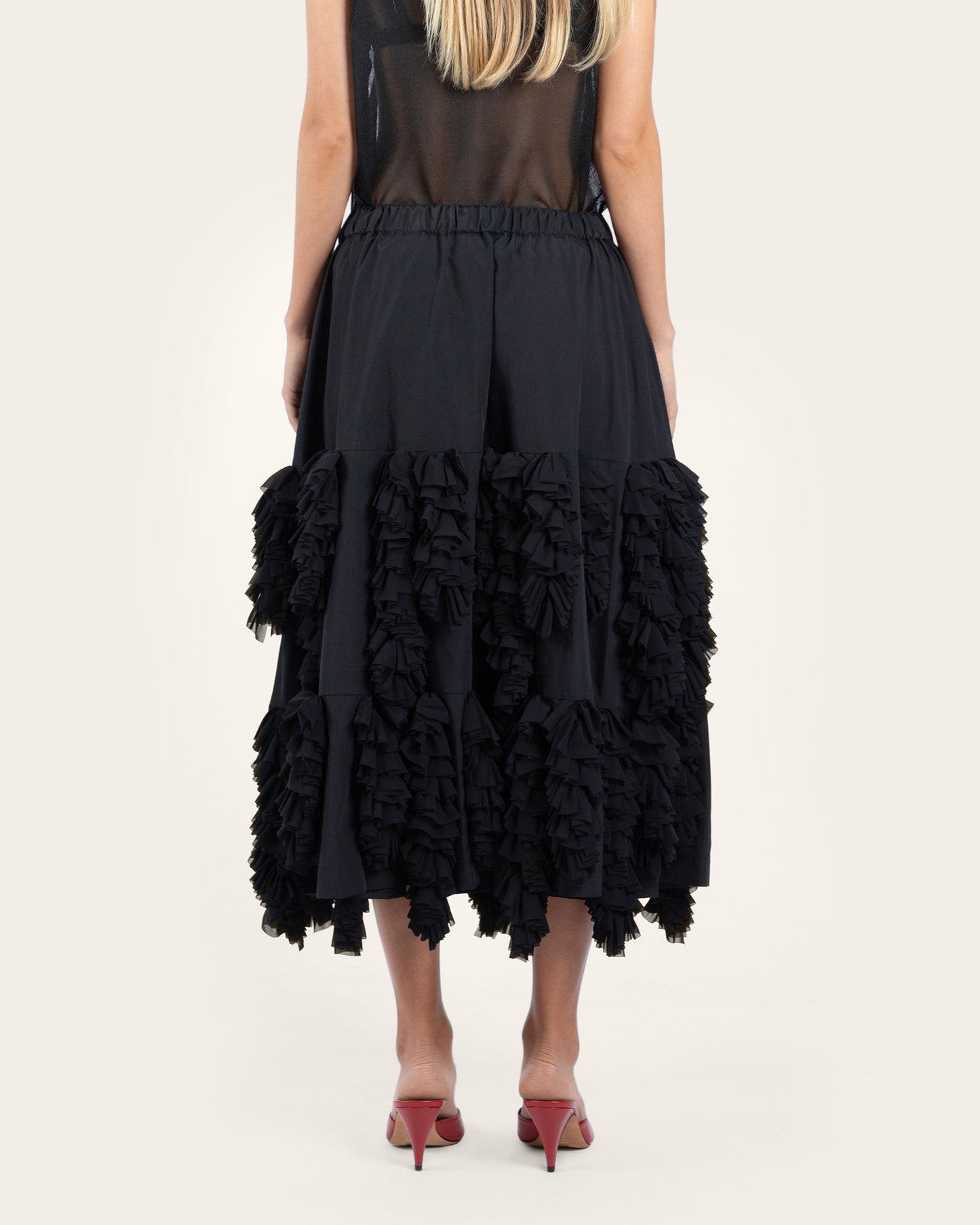 Loose Ruffle Skirt