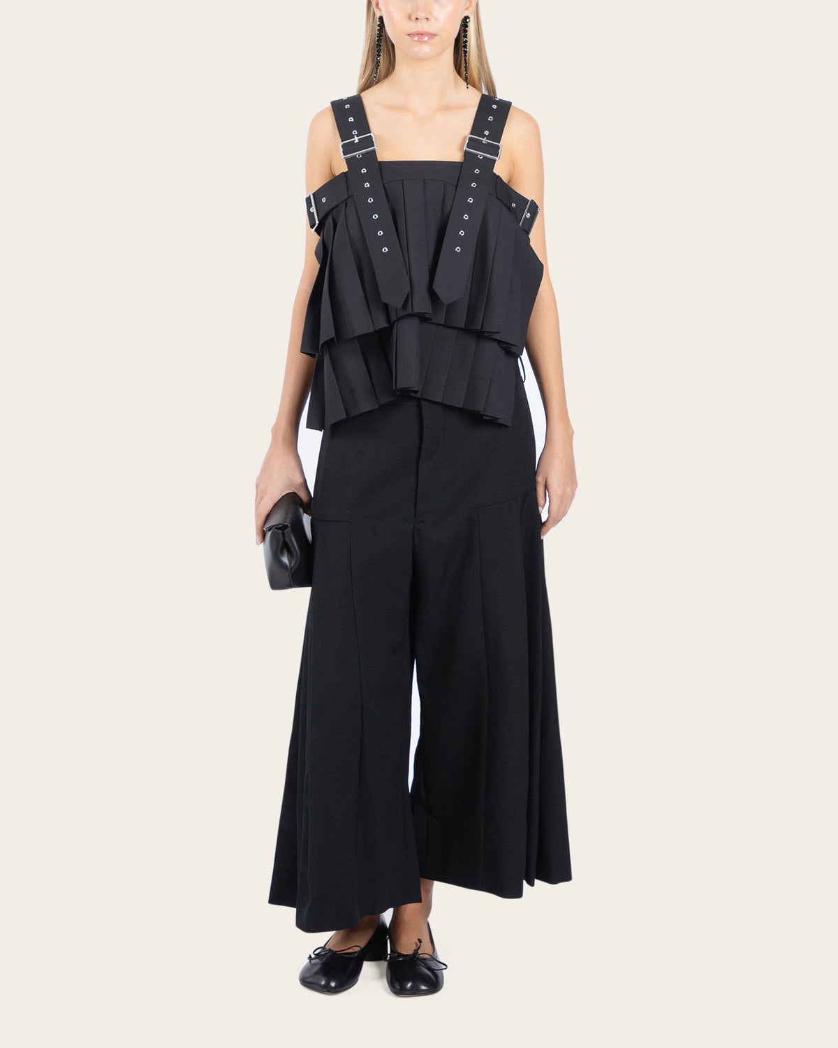 Pleated Vest