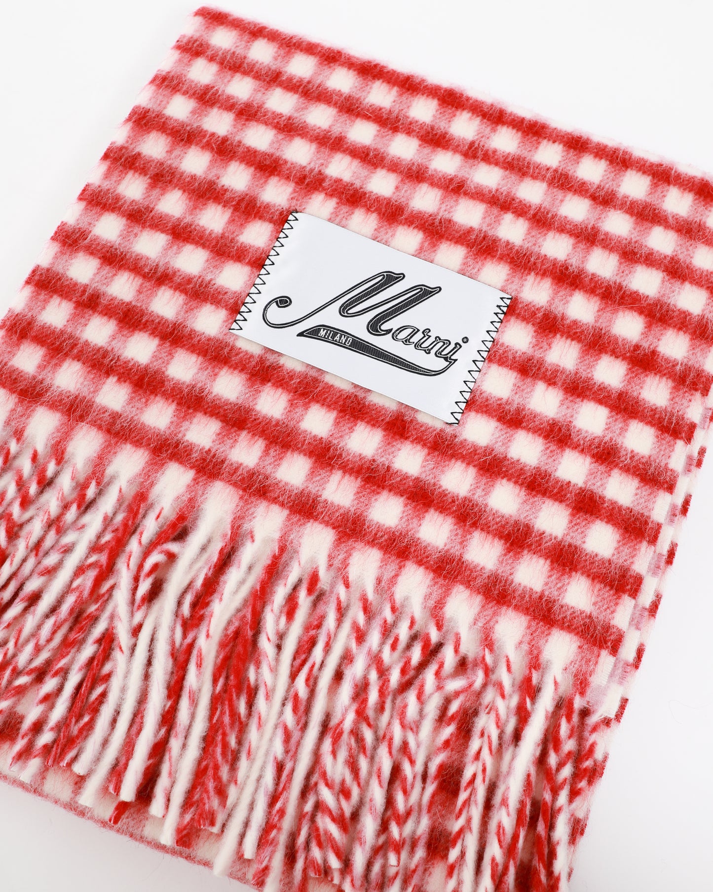 Alpaca Check Scarf