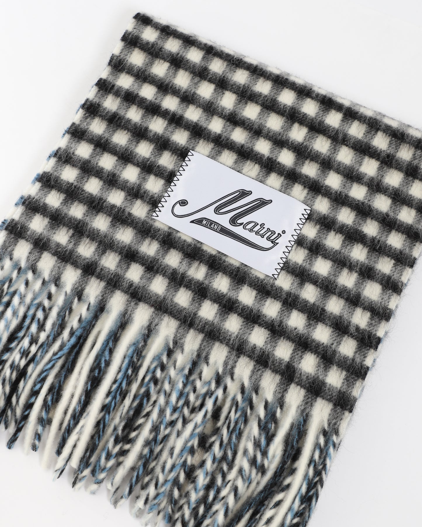 Alpaca Check Scarf