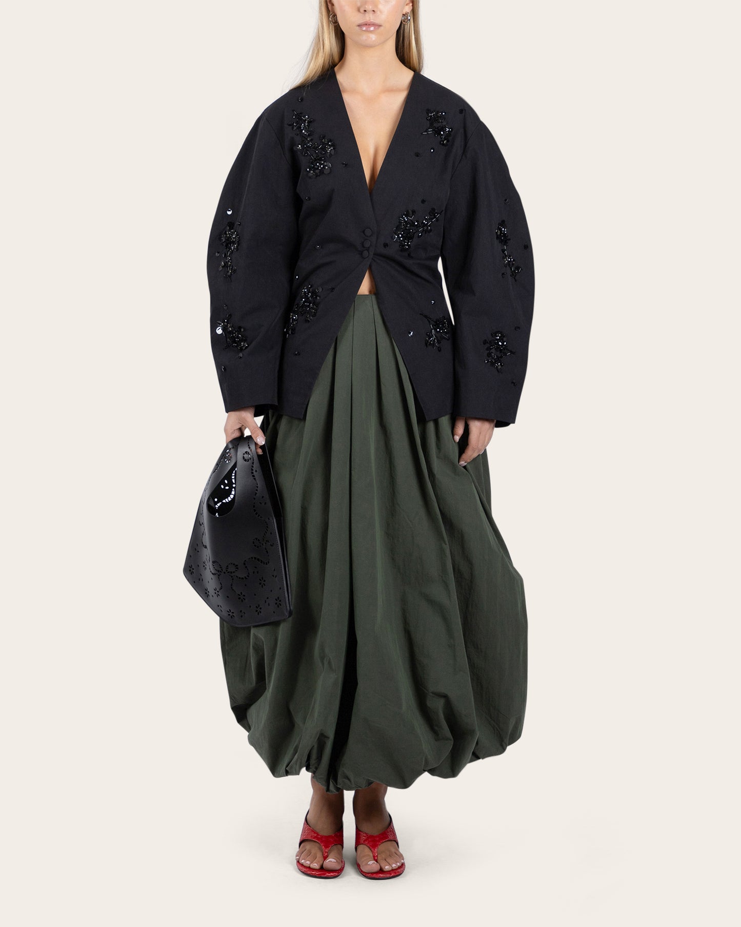 Handcrafted Barrel Sleeve Jacket