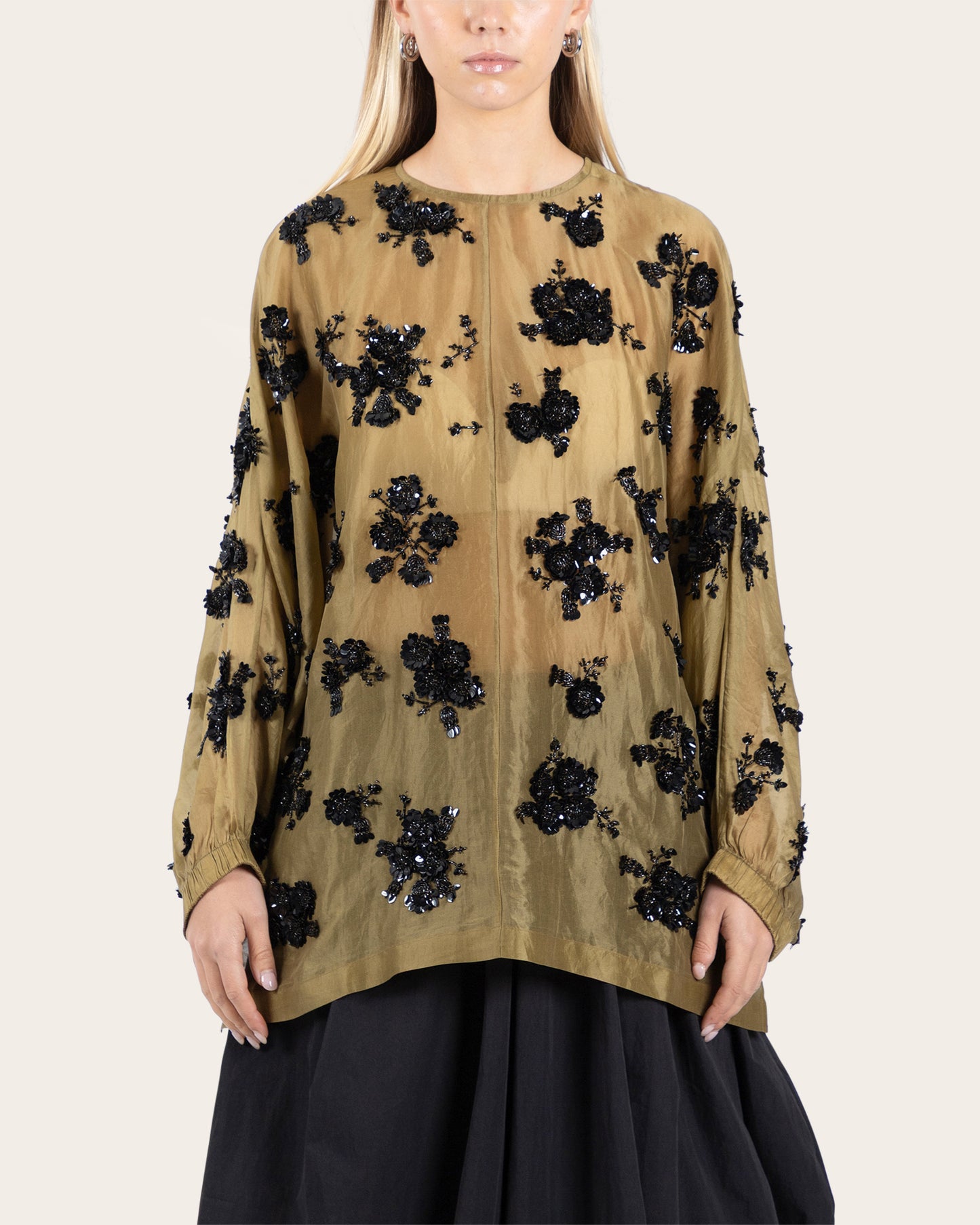 Handcrafted Batwing Top