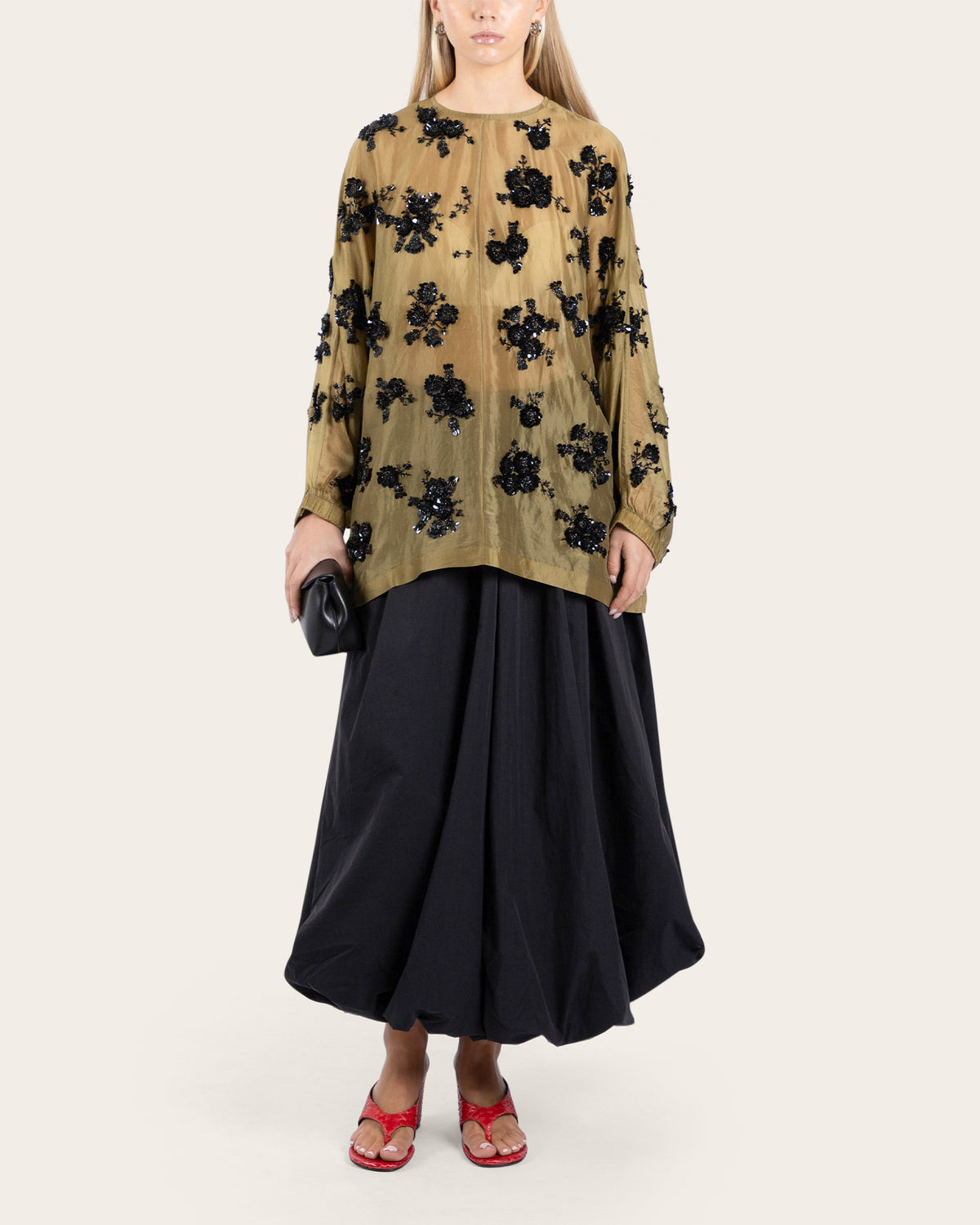 Handcrafted Batwing Top