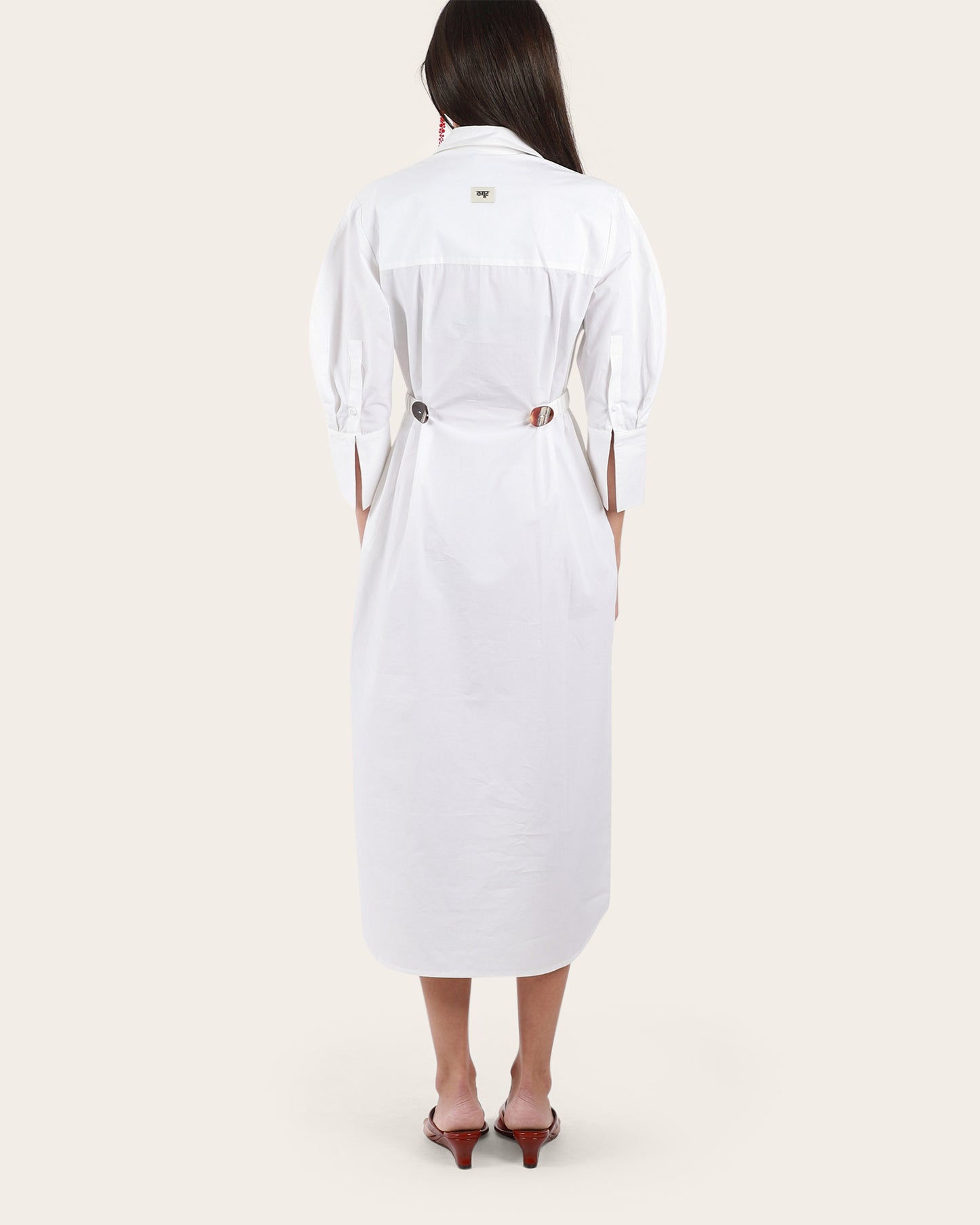 Multi Button Midi Dress