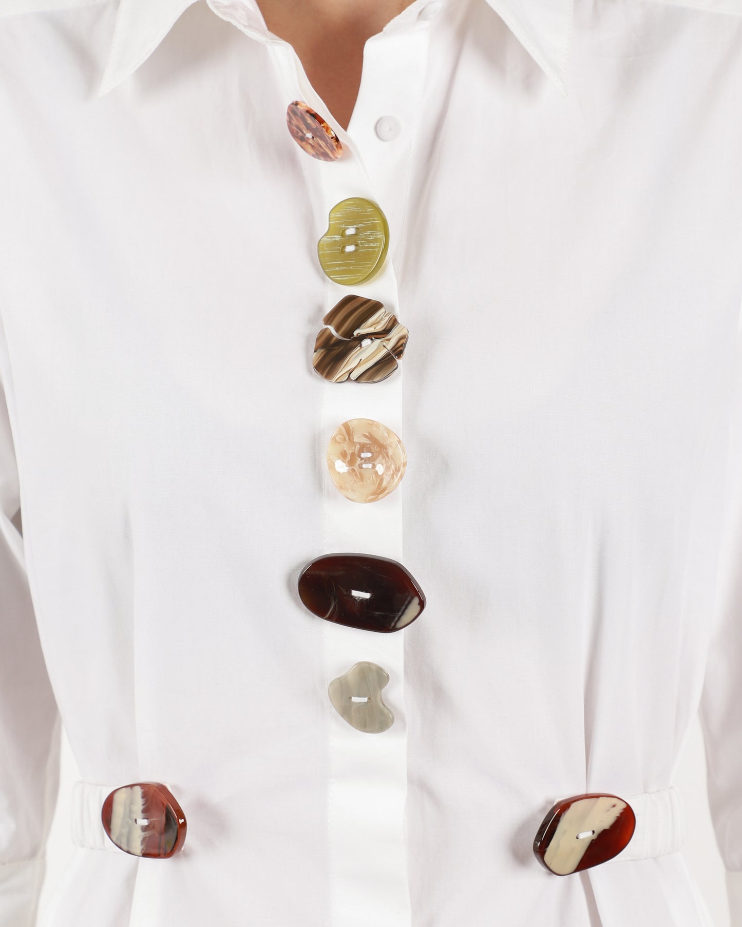 Multi Button Midi Dress