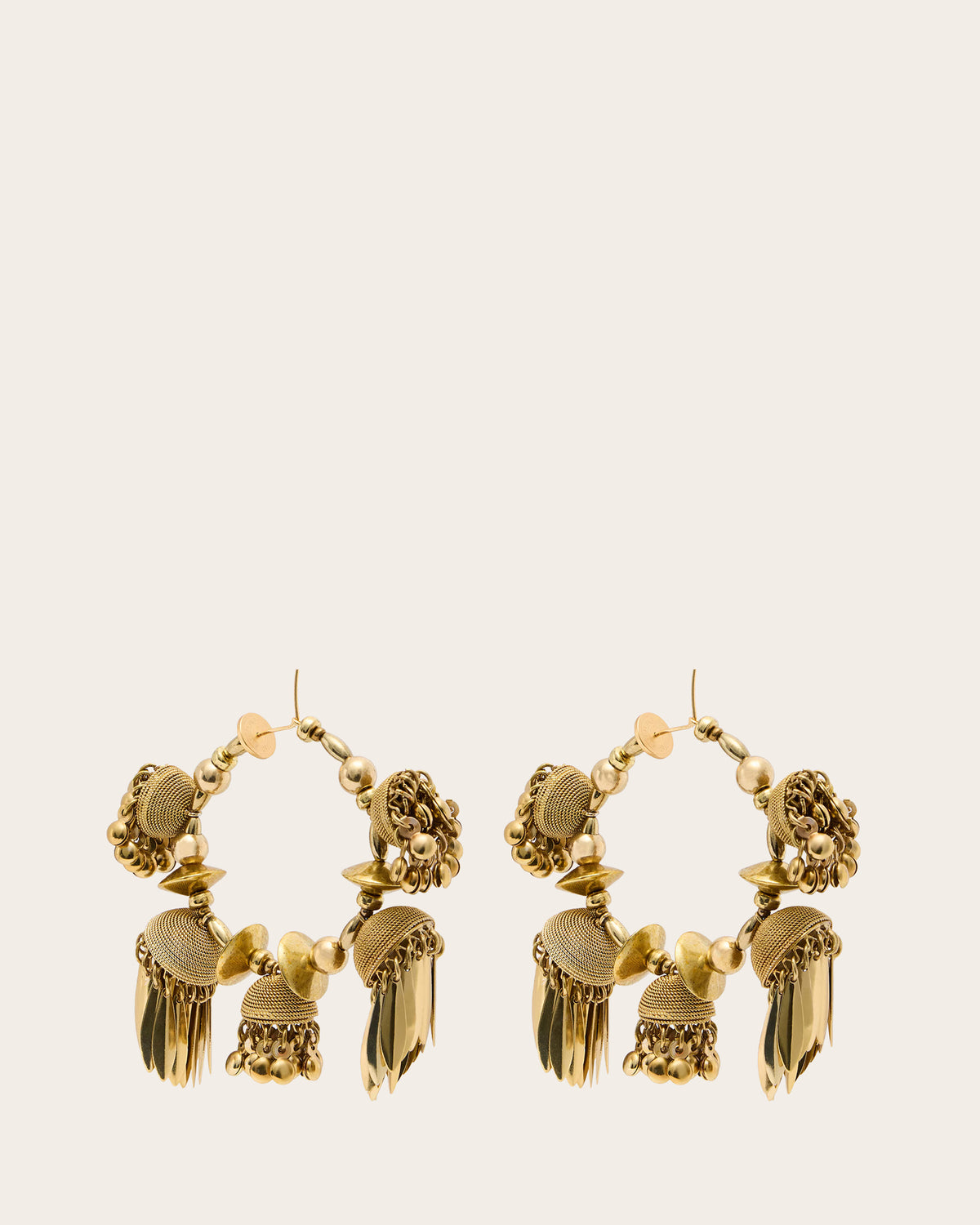 Embellished Hoop Earrings