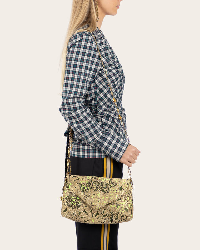 Large Jacquard Envelope Bag