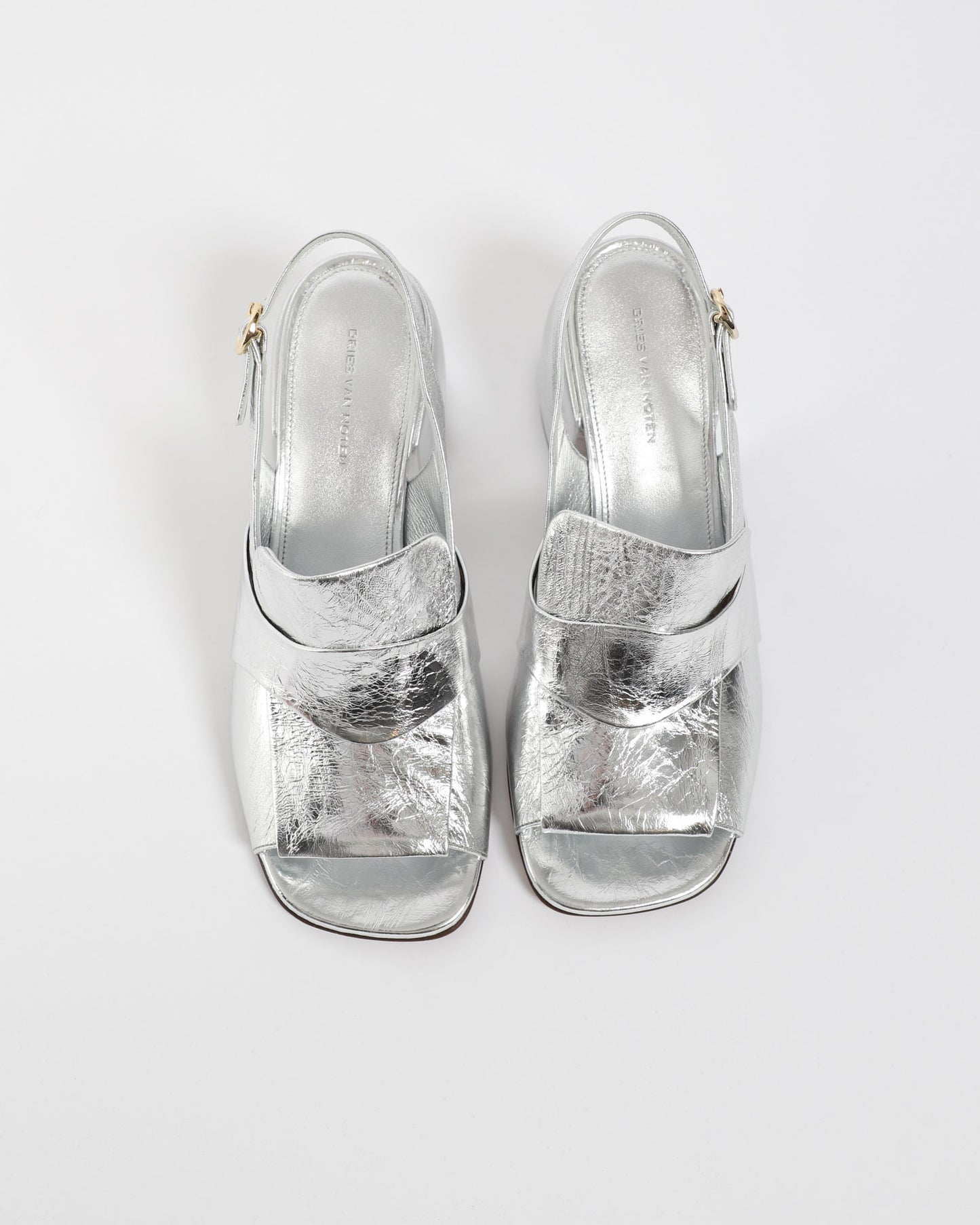 Metallic Slingback Heel