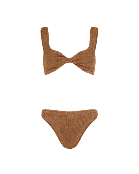 Juno Bikini Metallic Crinkle