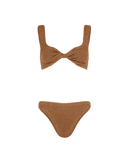 Juno Bikini Metallic Crinkle