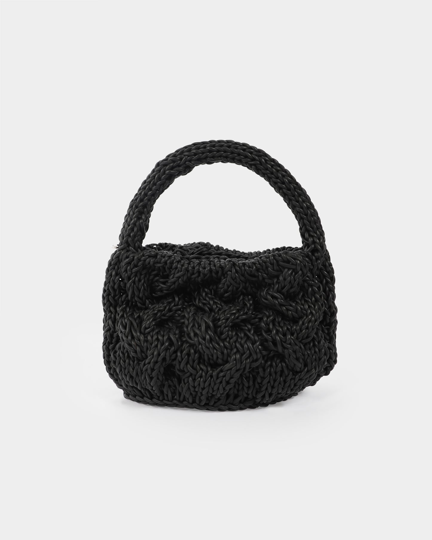 Small Cable Knit Bag