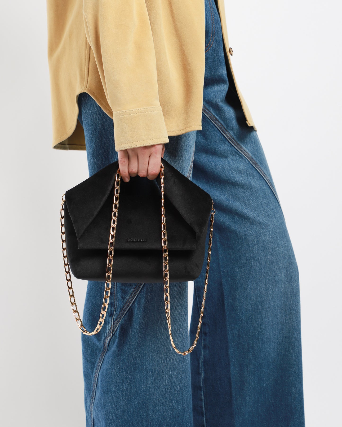 Midi Velvet Twister Bag