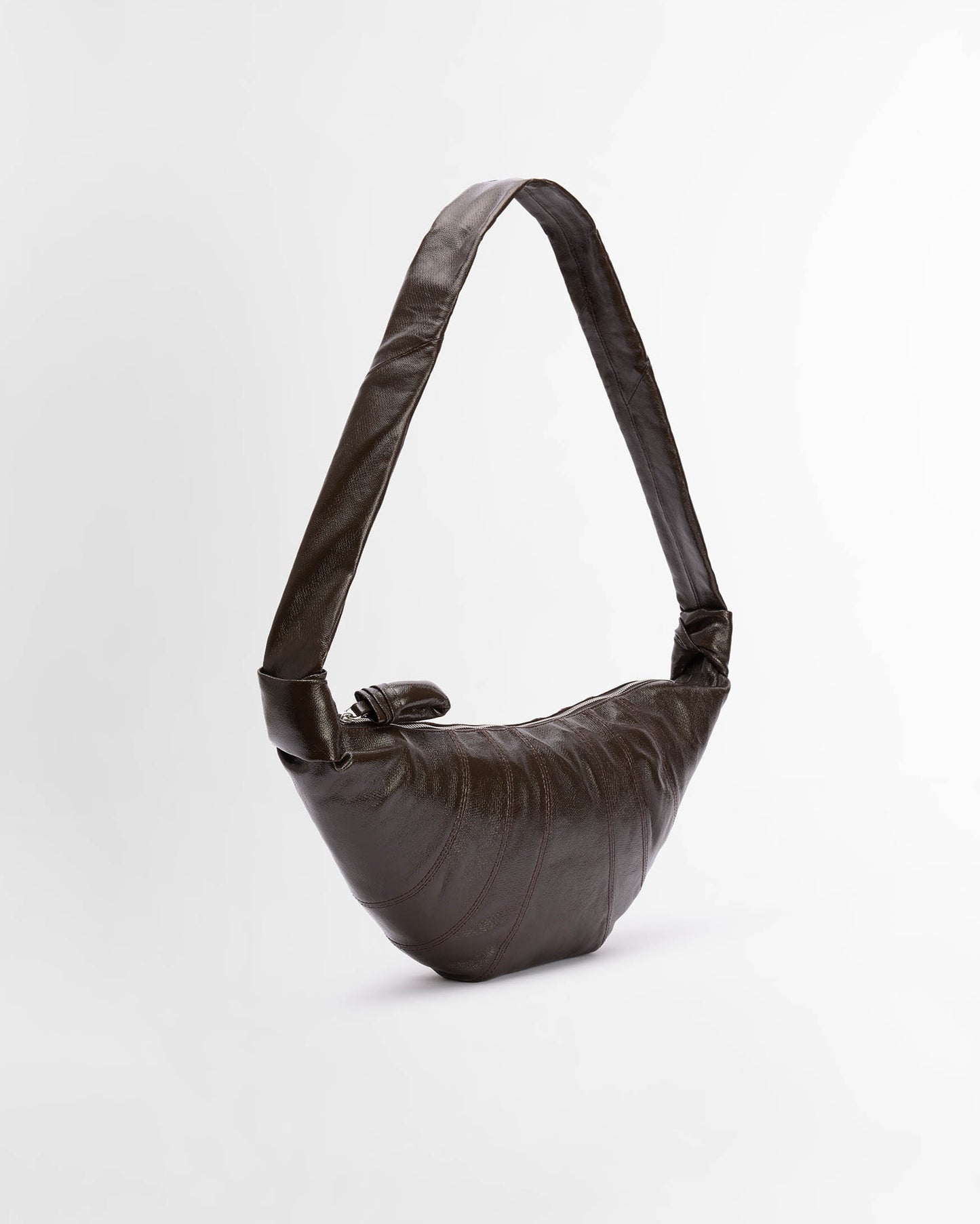 Medium Coated Cotton Croissant Bag