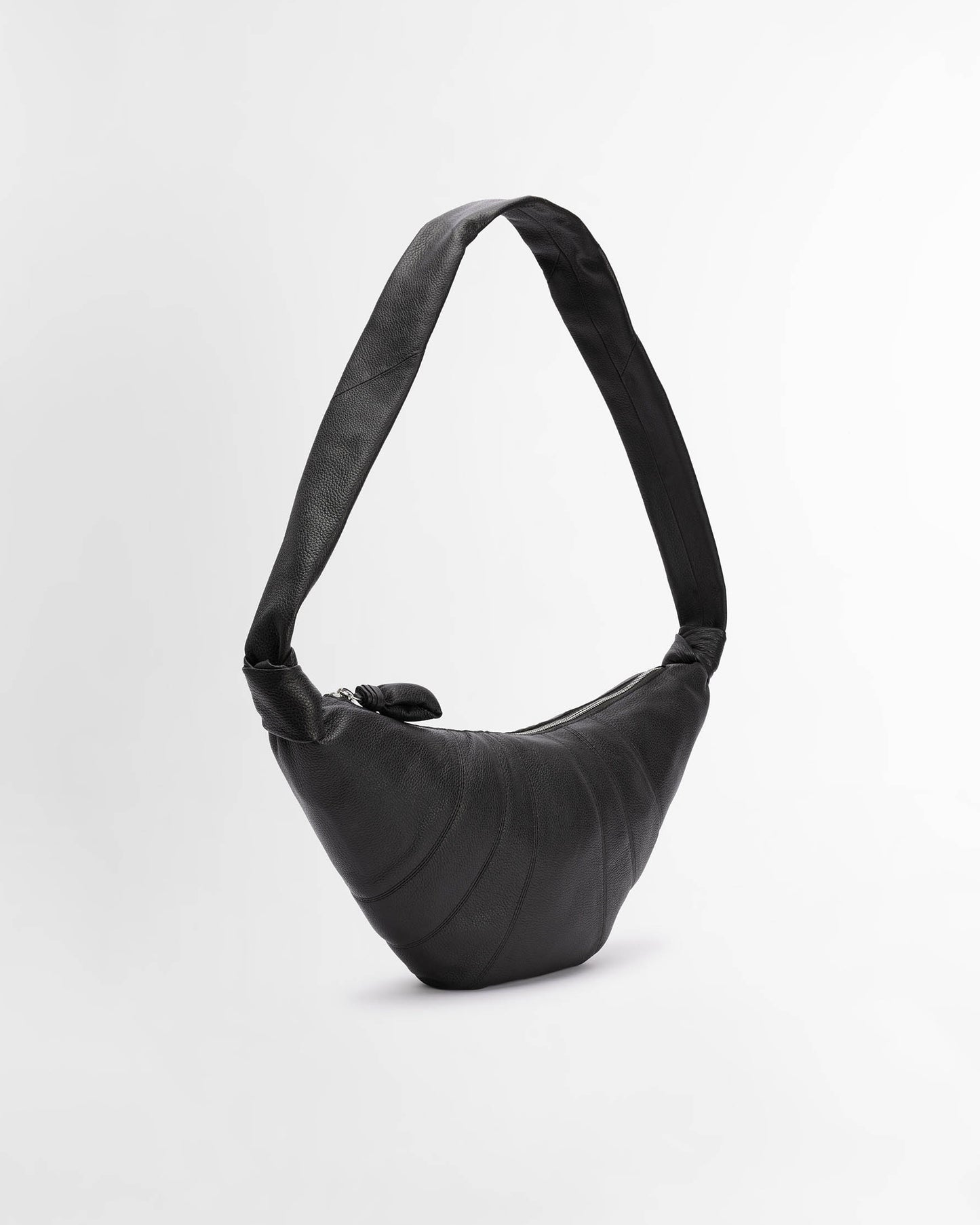 Medium Soft Grained Croissant Bag