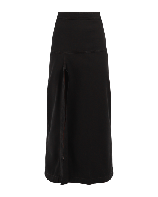 Slit Front Skirt