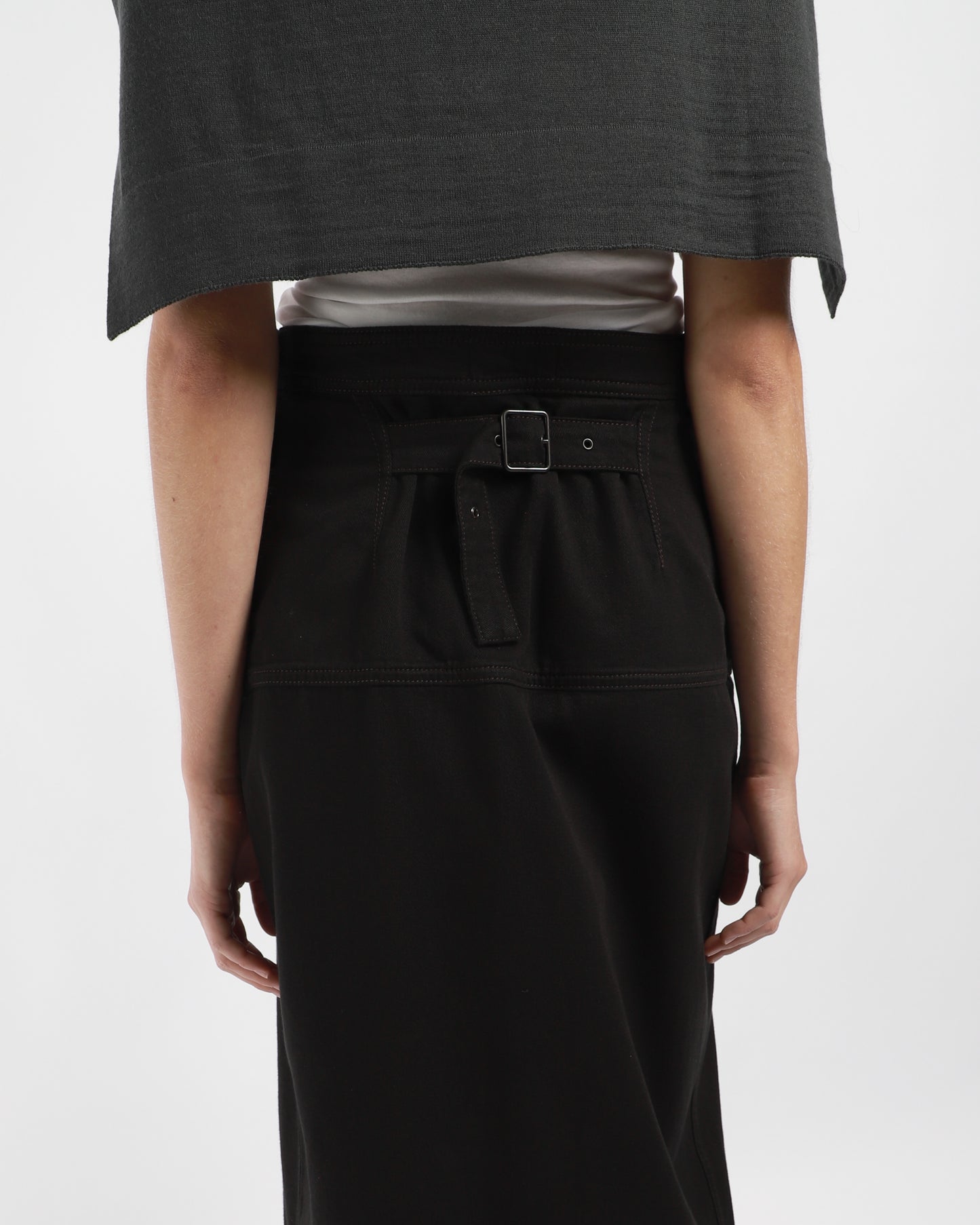 Slit Front Skirt