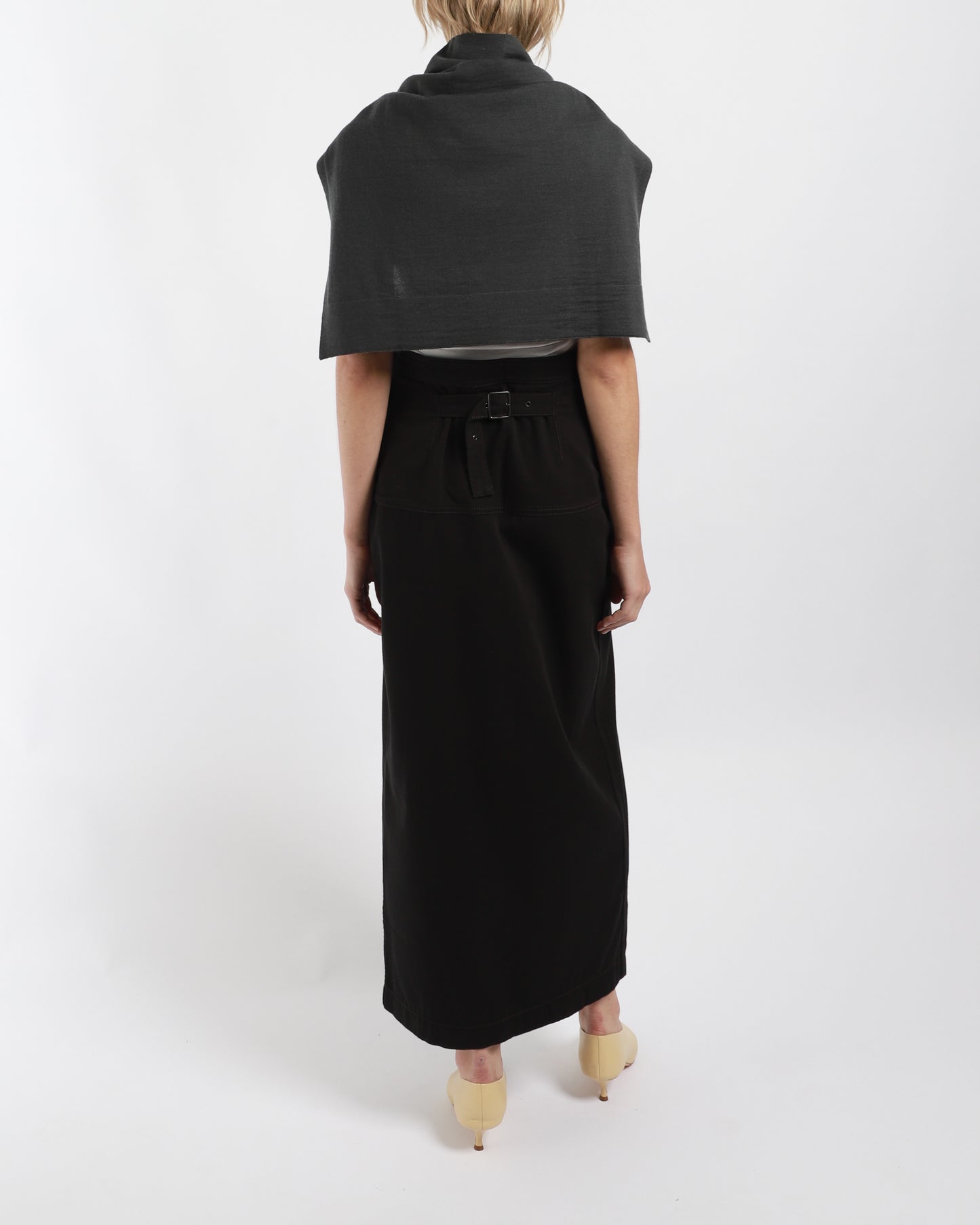 Slit Front Skirt