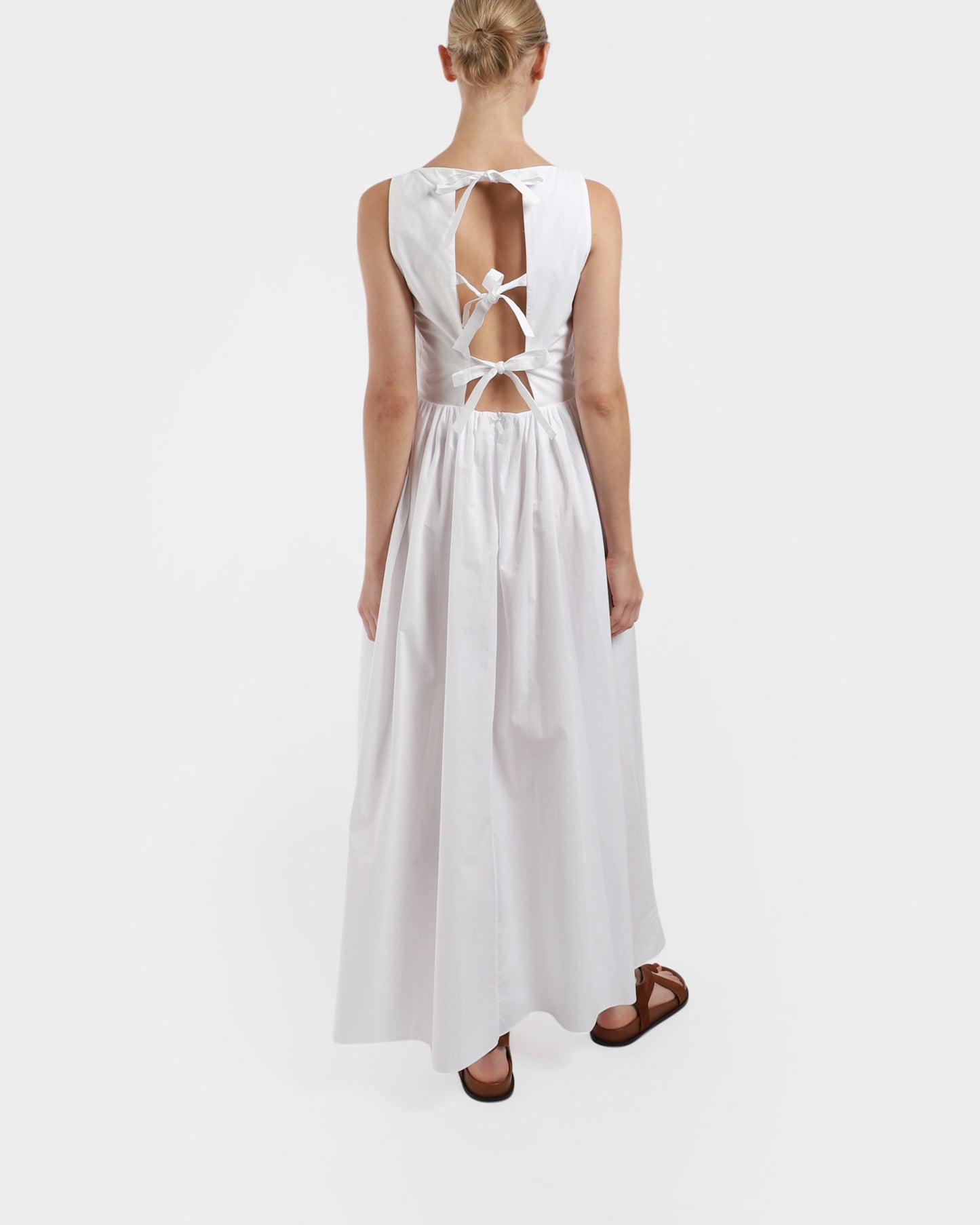 Tie Back Midi Dress