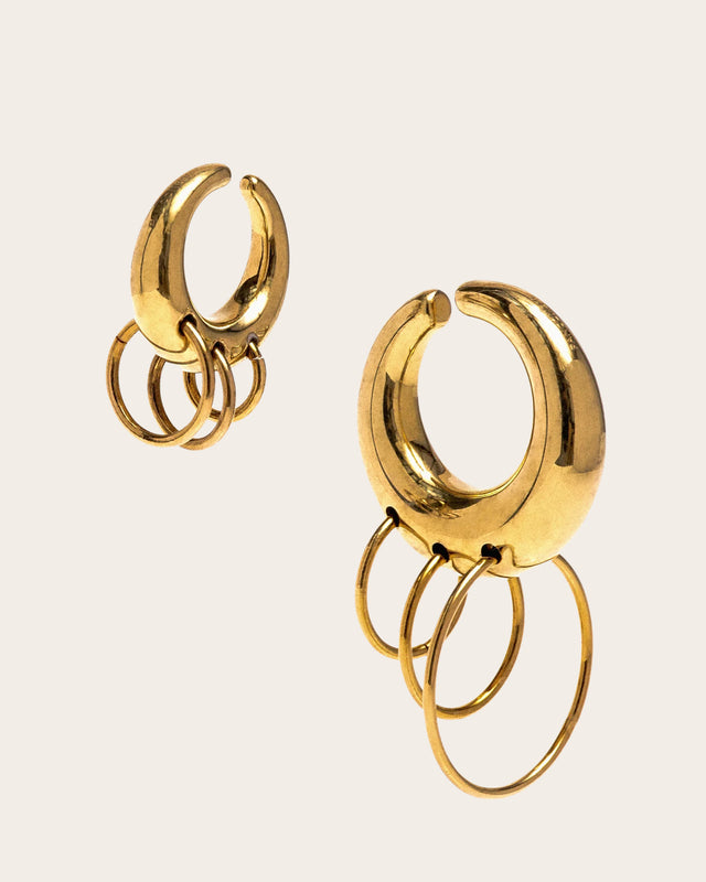 Pierced Circle Cuffs