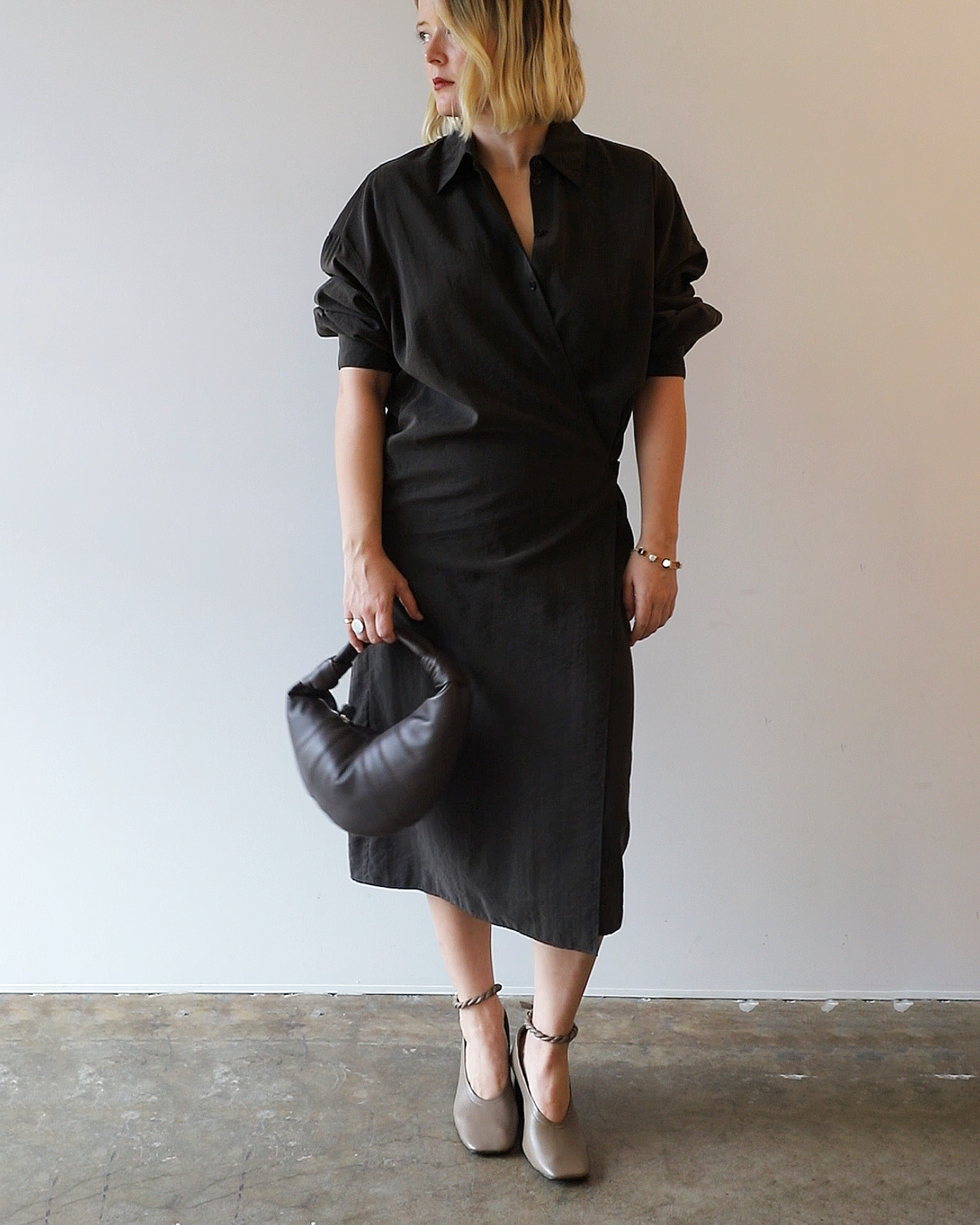 公式の店舗 Lemaire Fashion Camargue | Online Dress Twisted Sleeve Short ワンピース