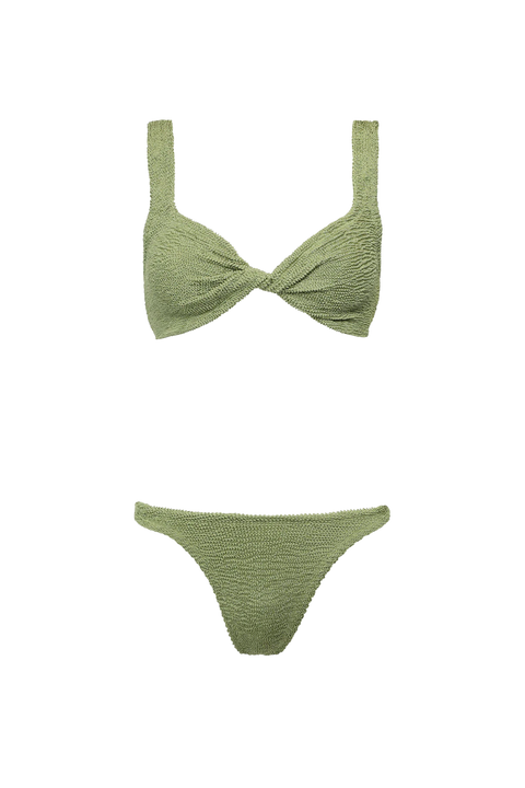 Juno Bikini Metallic Crinkle