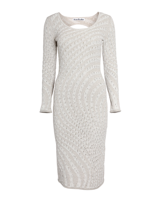 Jacquard Knit Dress